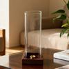 Flame Retardant Yoga Timer Incense Burner and Ash Catcher with Inverted Glass Bottle Design for Fitness Aromatherapy.