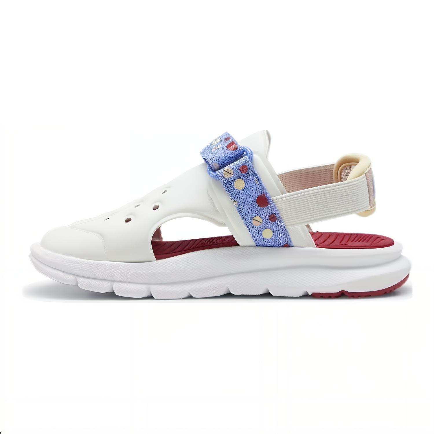 

Puma Evolve Sandal Little Kid Summer Camp — Теплые белые детские кроссовки Cream Blue-Skyes Chamomile 395646-01 33