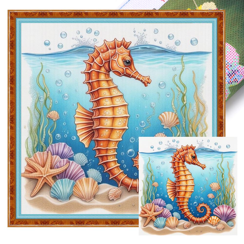 

Scenery Printed Cross Stitch Kit DIY 11CT Embroidery Craft Set Home Decor