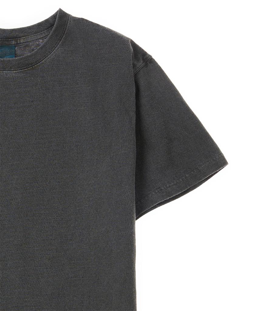 Guson Pigment-Dyed Short Sleeve T-Shirt - Black