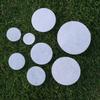 2.5-7cm Felt Cloth Round Backing Non-Woven Fabric for DIY Headdress & Jewelry Accessories - 100 Pcs/bag