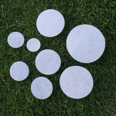 2,5-7 cm Filzstoff Runde Rückseite Vliesstoff für DIY Kopfschmuck & Schmuckzubehör - 100 Stück/Beutel