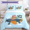 Kapibala Bedding Set Breathable Duvet Cover with Pillowcases Decorative Bed Linen for Bedroom Home Decoration Birthday Gift