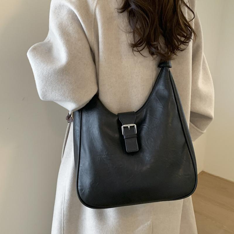 Premium Bag Women's 2025 New Autumn and Winter Retro Shoulder Bag Commuter Tote Bag Large Capacity Women's Bag