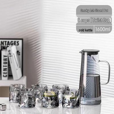Glaskrug- und Tassenset