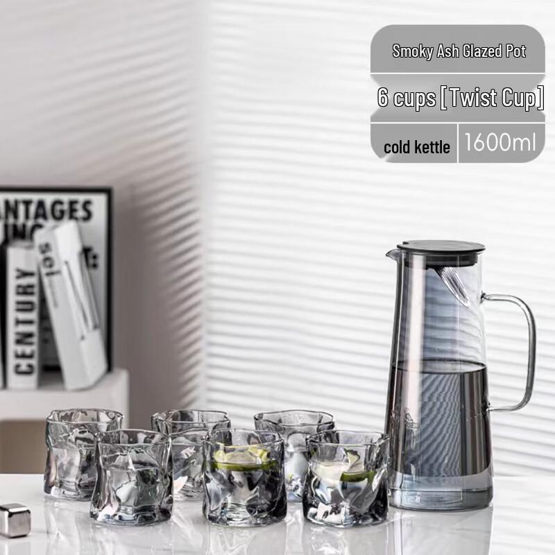 

High Temperature Resistant Glass Pitcher Set