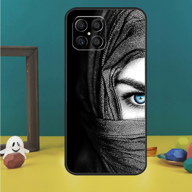 Muslim Islamic Arabic Hijab Girl Case For Honor 200 Lite Magic 7 6 5 Pro Honor X9c X9b X9a X8b X8a X8 X9 50 70 90 Lite Cover