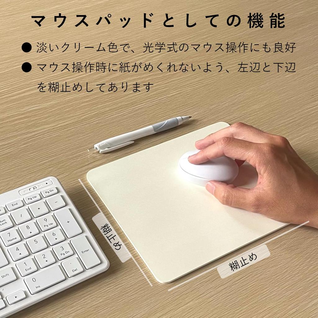 Paper Entrance Memo Pad Mouse Pad 30 Sheets 3 Books 17 X 20 Cm No Lines Plain Cute Note Pad 55252