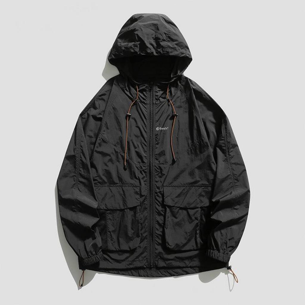 UPF50 Sunscreen Women's Summer Thin Breathable UV-proof Sun-protective Clothing Outdoor Hooded Coat