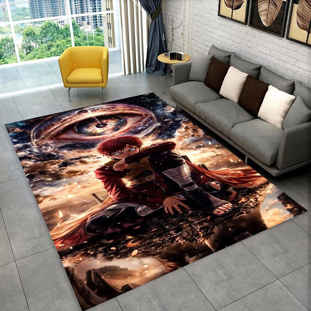 Dywan Anime Kreskówka N-Naruto I-Itachi 3D do Pokoju Zabaw Sypialni Salonu Kanapy Wystroju Domu, Dywanik dla Dzieci Mata Podłogowa Antypoślizgowa