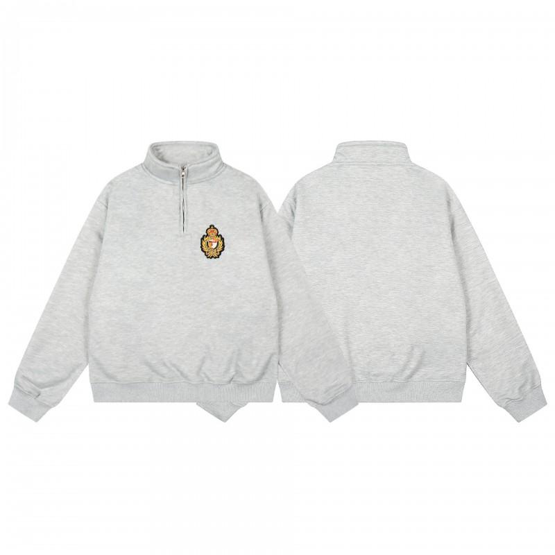 Corteiz Alcatraz Badge Patchwork Windbreaker Jacket Loose Fit Streetwear Unisex Lightweight Outerwear