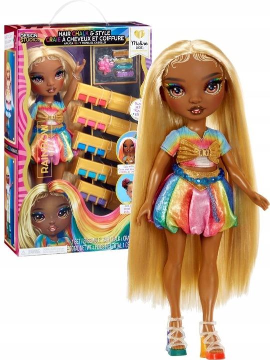 Rainbow High Doll Meline Coloring Hair Styling Accessories Fashion