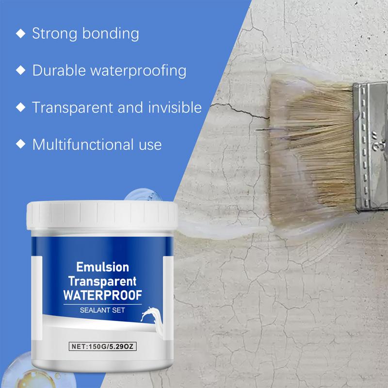 Průhledné Vodotěsné Lepidlo Čirý Střešní Záplatový Tmel Tekutý Tmel Proti Úniku Mastic Neviditelný Vodotěsný Prostředek Beton