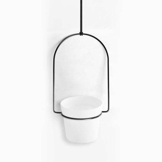 Innen-Hängepflanzer-Set Wandmontage-Pflanzenhaken-Set Hängender Blumentopf mit Metall