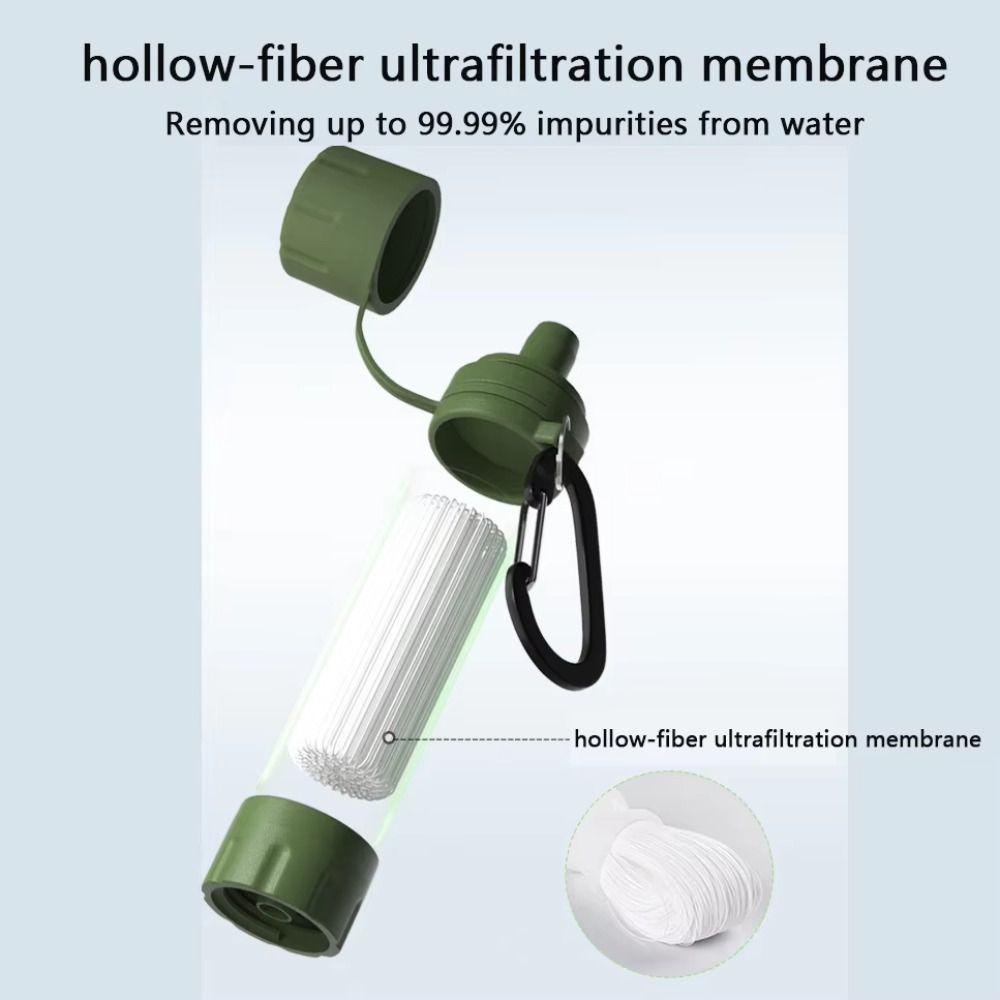 Straw Mini Water Filter Straw Purifier Drinking Water Filtering Straw Camping