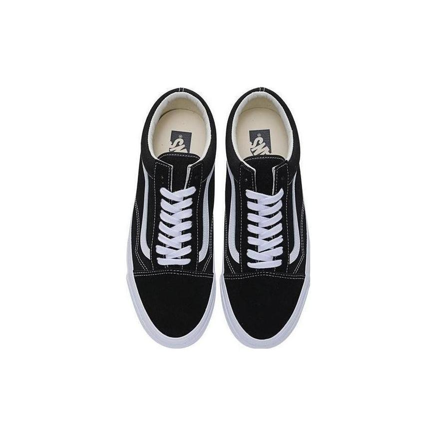 Vans Premium Old Skool 36 Abrasion Resistant Lightweight Low Top Canvas Shoes Unisex Black White VN000CQDBA2