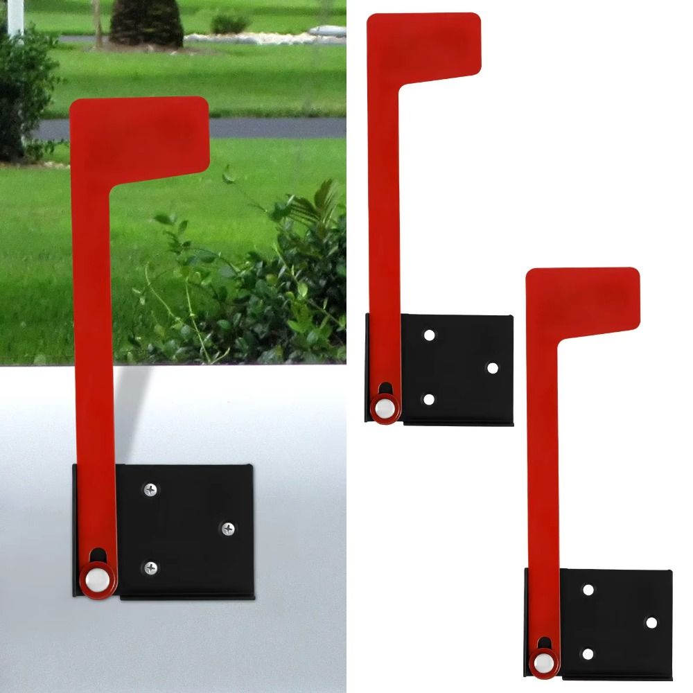 Rustproof Mailbox Flag Replacement Kit Heatproof Mailbox Banner  Horizontal and Vertical Mounting