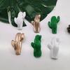 Cactus Adhesive Hooks Cute Hook, Nail-Free Resin Strong Load-Bearing Hanger, Small Space Storage Wall Mount Organizer for Kitchen Towels Keys Utility