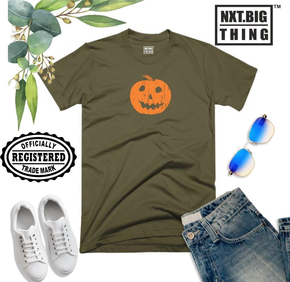 Halloween Pumpkin T Shirt Ghost Witch Trick Or Treat Scary Horror Gift Unisex Top