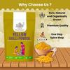 Saatyaki Naturals Organic Himalayan Yellow Chilli Powder - 800gm | Pure, Freshly Grounded Spice for Cooking, Non-GMO, Gluten-Free