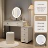Modern Mirror Dressing Table Minimalist Nordic Make Up Vanity Tables Dressing Small Tocador Home Furniture