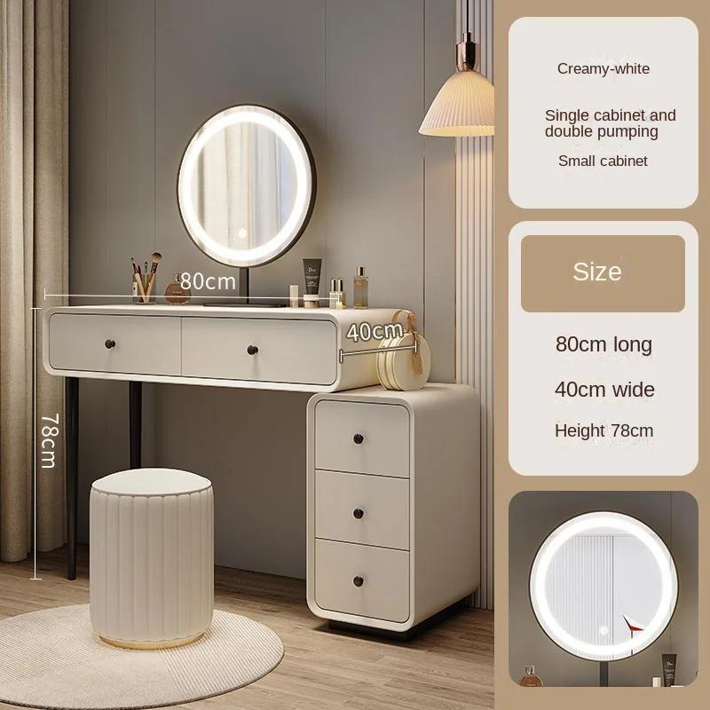 Modern Mirror Dressing Table Minimalist Nordic Make Up Vanity Tables Dressing Small Tocador Home Furniture