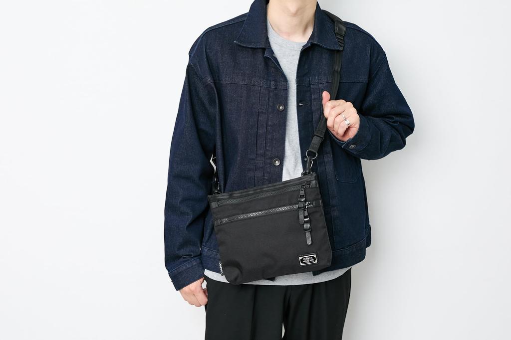 [Assob] Ballistic Nylon Mini Shoulder 03 Black ASV-61316-BK