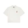 (WMNS) Floral Print Polo Asia Sizing 'Ivory' Women's NFE26112-IV