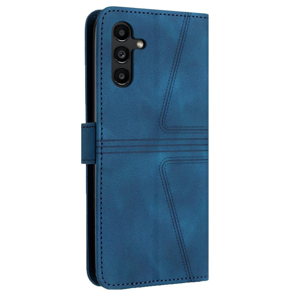 For Samsung Galaxy A26 5G/A16 5G/A16 4G Case Triangle Imprinted Anti-Scratch Phone Wallet Cover