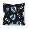 Tropical plant ins pillowcase short plush  mahogany car  bed cushion cover