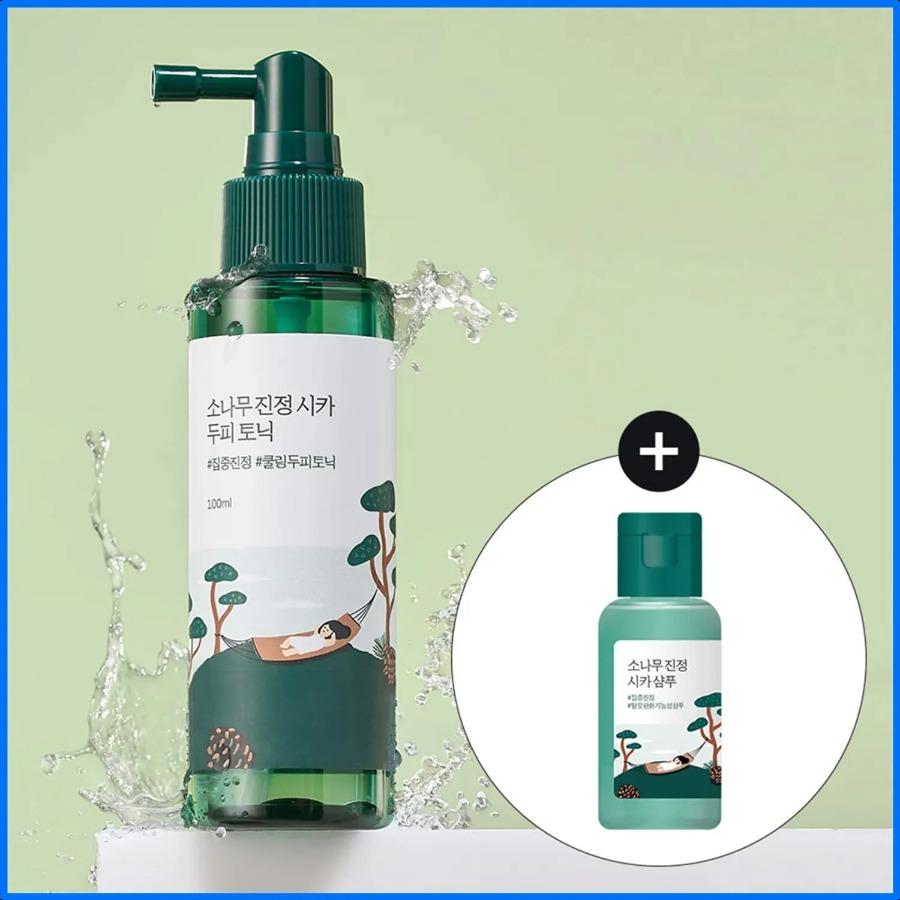 

ROUND LAB Pine Calming Cica Scalp Tonic 100ml Set (+Shampoo 50ml) +Shampoo 50ml