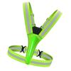 Led Reflective Running Vest Light with   Strap High Visibility Up to 300m Elastic Fabric for Adults Kids