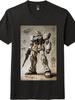 Gundam Mechanical Armor Printed T-Shirt Mens Womens Tees Top|Unisex Short-Sleeve Top