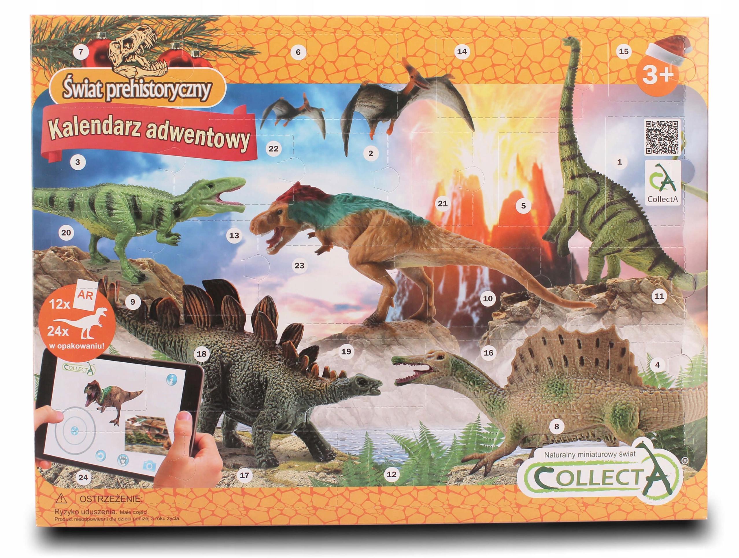 Collecta Adventskalender Figuren Dinosaurier Welt der Urzeit 84177