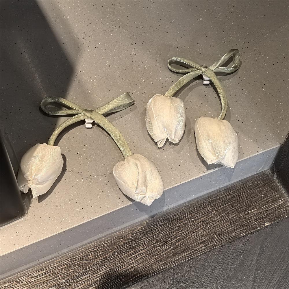 New Girl Pearl Crystal Bow Shoe Charm DIY Tulip Shoe Laces Charms for Sneakers Colorful Star Love Buckle Shoes Decorations