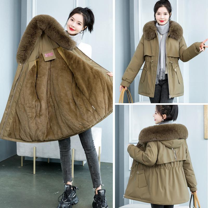 Short Pie Overcomes Women's New Winter Velvet Thickened Student Cotton Clothes Loose Waist Cotton Coat
