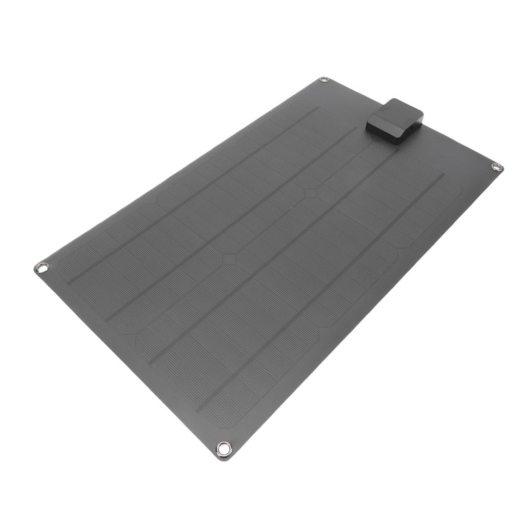 30W Solar Car Battery r, Intelligent Controller, Monocrystalline Silicon, PET Frame, Suitable for Car, Motorcycle, Boat, Portable, Effici