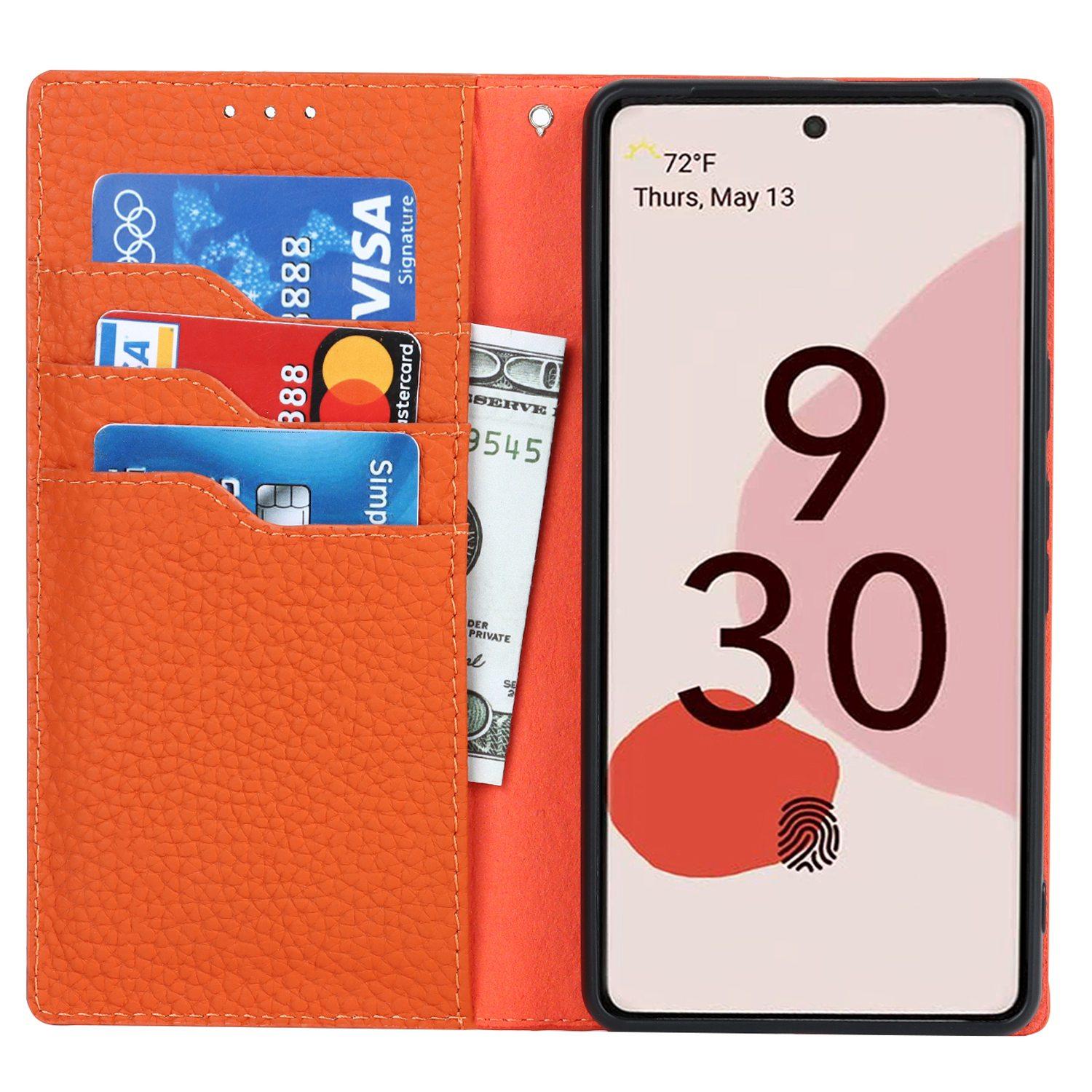 Orange Leather