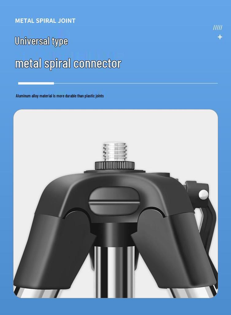 Infrared Laser Level Support Rod with Stainless Steel Tripod Stand