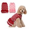 Pet Dog Clothes Cute Heart Knit Sweater Round Neck SlimFit Puppy Jumper Doggie Dress ForSmall Medium Large Dogs Cats Wholesale