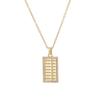 Yuxi's Elegant Ruyi Abacus Pendant Necklace: Trendy, Luxurious Clavicle Chain for Women & Girlfriends