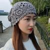 Women'S Solid Color Crochet Hollow Knitted Hat Summer  Vintage Beanie