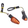 2Pcs Universal Led Motorcycle Turn Signal Light 12V Waterproof Amber Flasher Indicator Blinker Rear Lights Lamp Accessories
