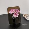 Luxury Glass Vase and Frame: Stylish Office and Living Room Decor for Hydroponic Flower Arrangements