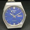 VINTAGE SEIKO 5 AUTOMATIC JAPAN 6309A MENS BLUE COLOR DIAL WATCH A701273-5 R206a-a701273
