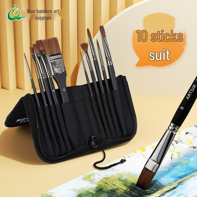 CHINJOO 10-Piece Acrylic Paint Brush Set