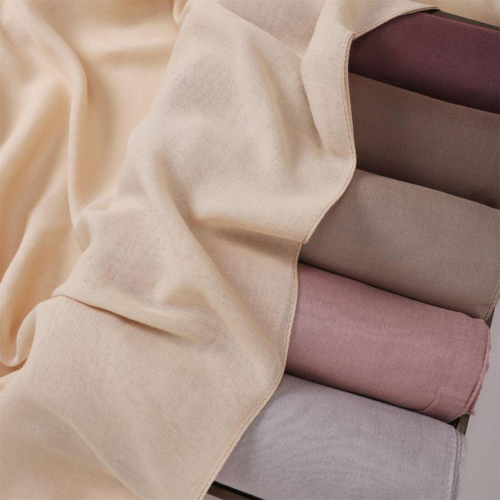 "High-Quality Modal Rayon Women's Shawl: Thin, Breathable, Cotton-Linen Blend Scarf"