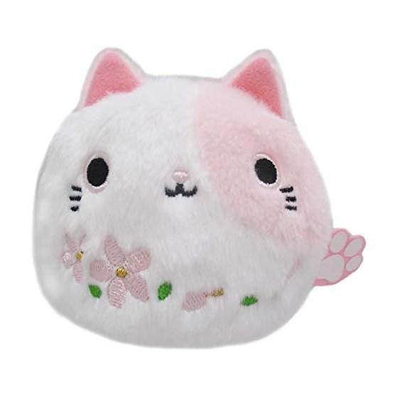Sanei Boeki Original Nekodango Plush Toy, Sakura Nekodango (Calico Cat Sakura), W7.5xD6xH7cm, Animal