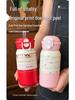 Portable Three-Way Kids Thermos Cup with Straw - Cute Cartoon Design