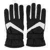 1 Set Vinter Pekskärmshandskar Vattentäta Förtjockade Fleece Varma Handskar för Män Kvinnor Utomhus Cykling Skidåkning Svart L